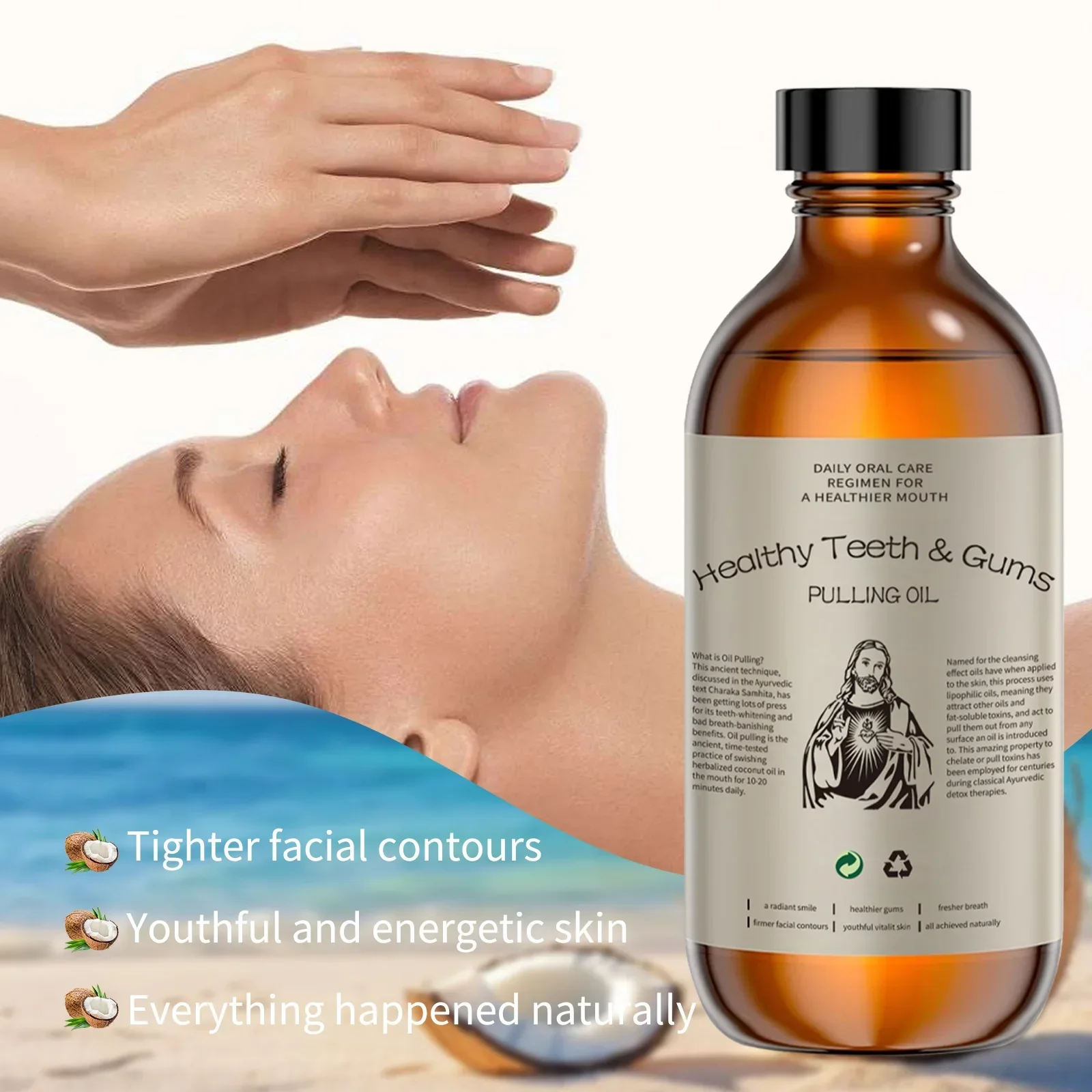 Coconut Pulling Oil Mouthwash  - Coconut Oil Pull ulasan dan harga