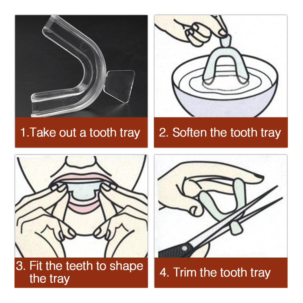 2-10pcs Silicone Mouth Guard O - Teeth Whitening With Braces ulasan dan harga
