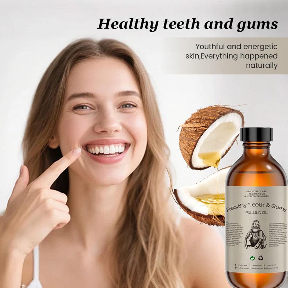 113g Healthy Teeth Gums Pullin - Coconut Oil Pull ulasan dan harga