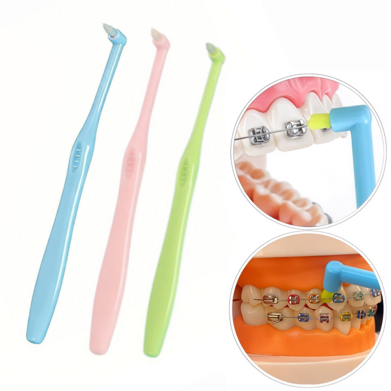 1/3pc Orthodontic Braces Tooth - Teeth Whitening With Braces ulasan dan harga