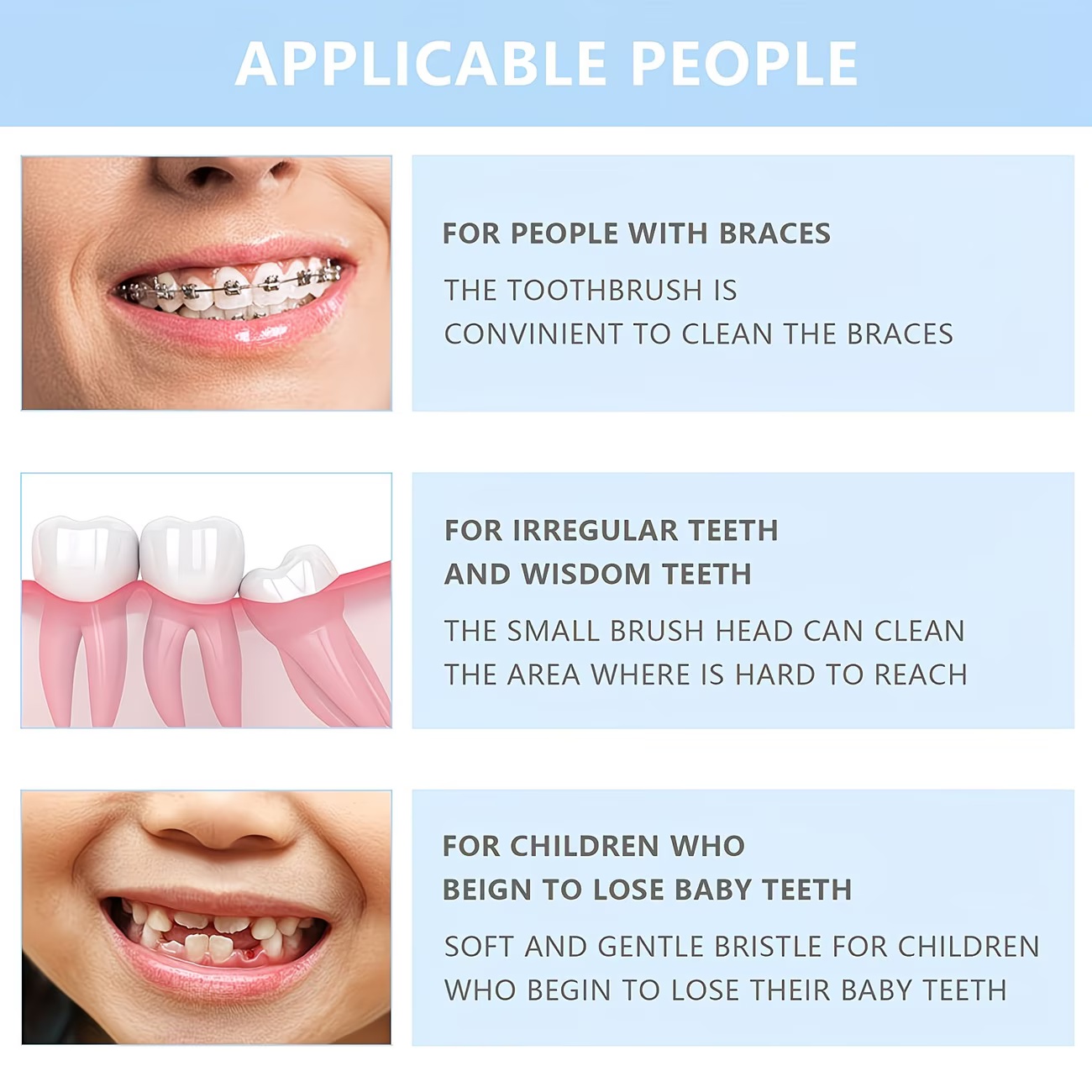 1/3pc Orthodontic Braces Tooth - Teeth Whitening With Braces ulasan dan harga