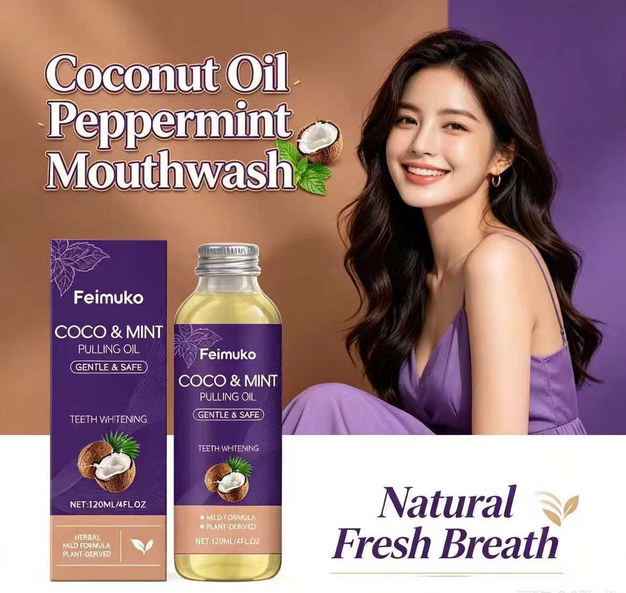 Coconut Oil Peppermint Pulling - Coconut Oil Pull ulasan dan harga