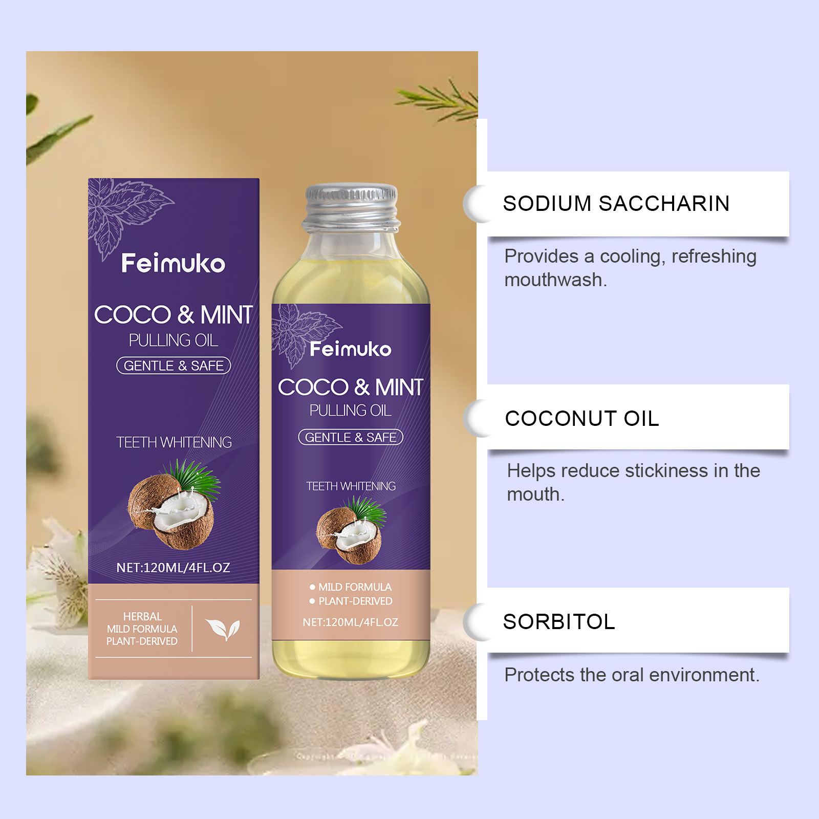 Coconut Oil Peppermint Pulling - Coconut Oil Pull ulasan dan harga