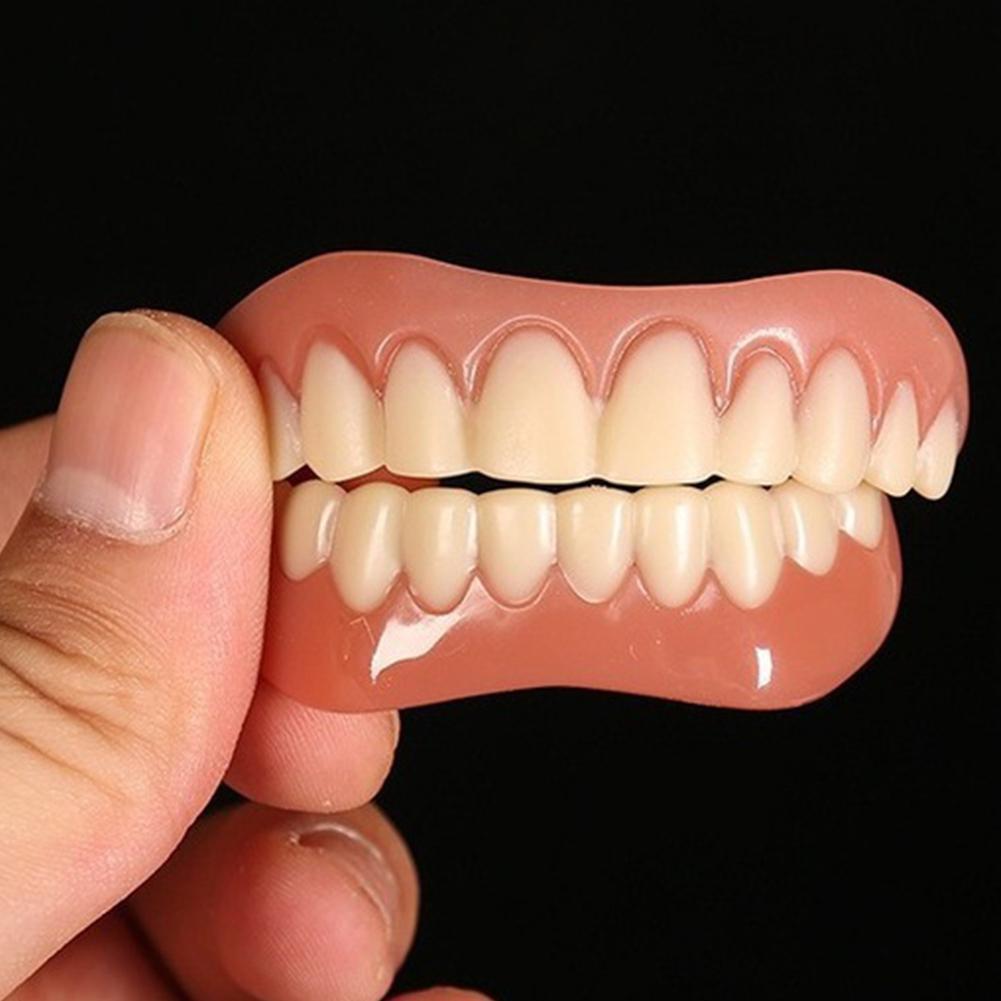 New False Teeth Silicone Upper - Teeth Whitening With Braces ulasan dan harga