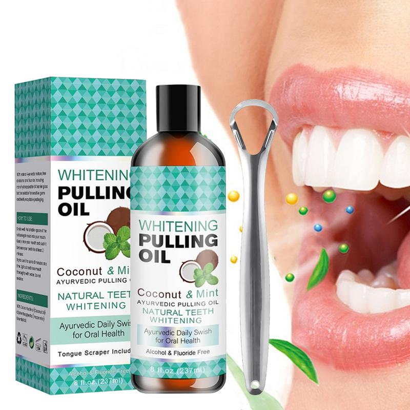 237mL Oral Rinse Mouthwash Alc - Coconut Oil Pull ulasan dan harga