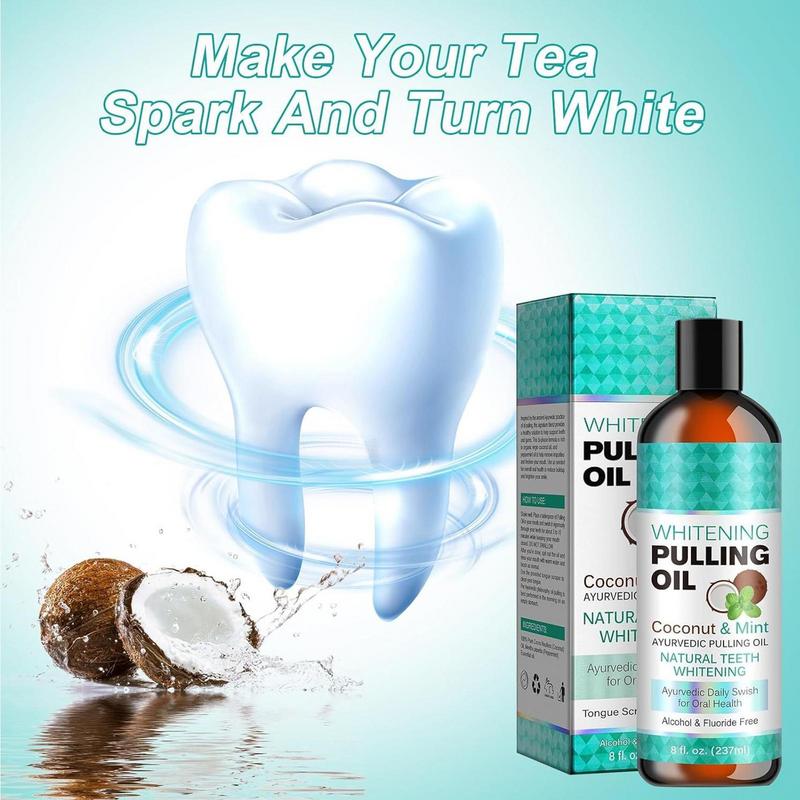 237mL Oral Rinse Mouthwash Alc - Coconut Oil Pull ulasan dan harga
