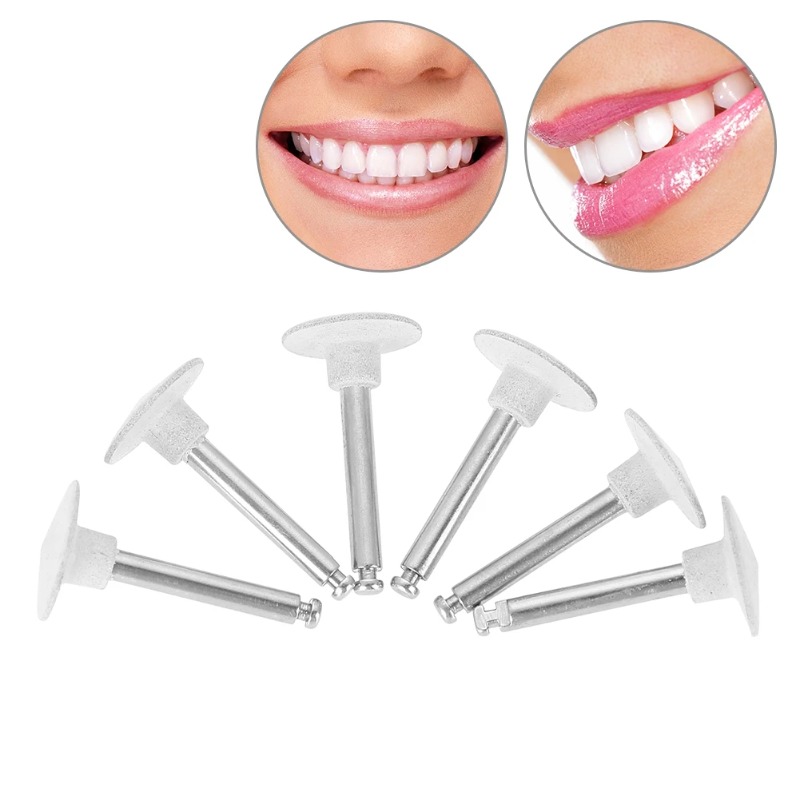 6Pcs Tooth Polishing Head Set  - Teeth Whitening With Braces ulasan dan harga