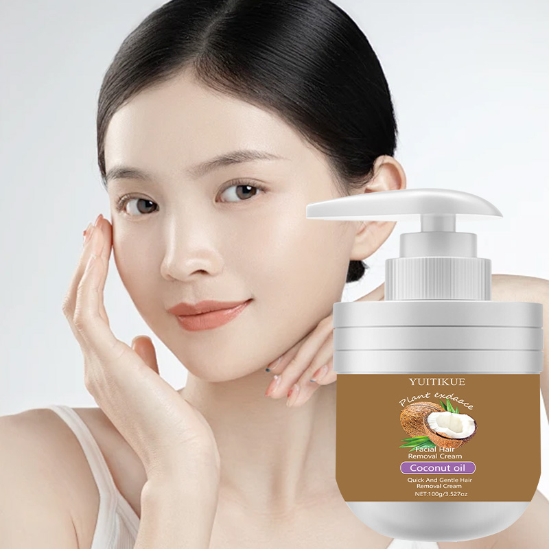 Facial Hair Removal Cream 100g - Coconut Oil Pull ulasan dan harga