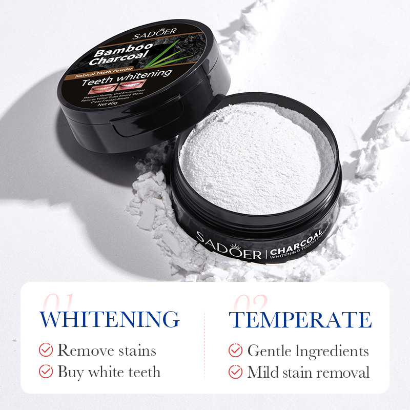 Bamboo Charcoal Activated Char - Whitening Powder Activated ulasan dan harga