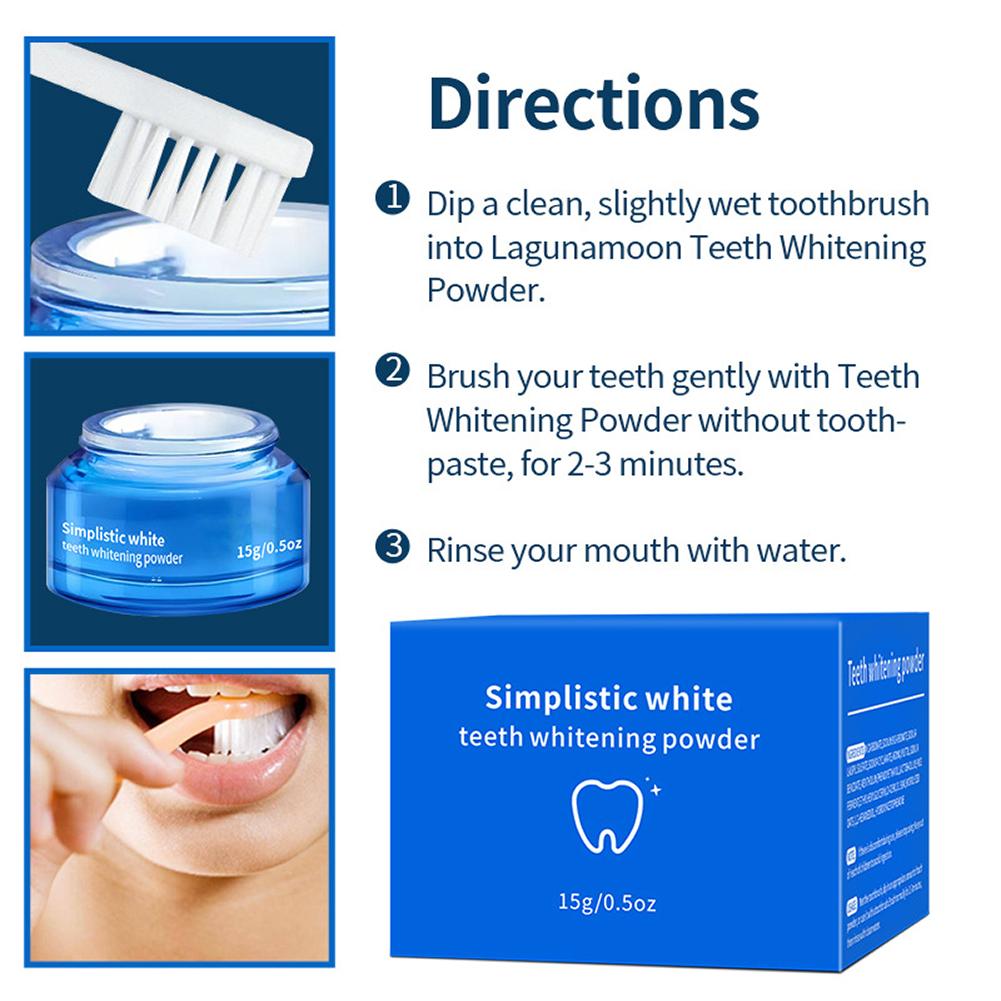 15g Teeth Whitening Powder Pre - Teeth Whitening Zimba ulasan dan harga