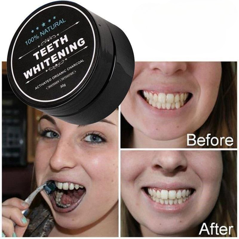 1 Box Activated Charcoal Teeth - Teeth Whitening Zimba ulasan dan harga