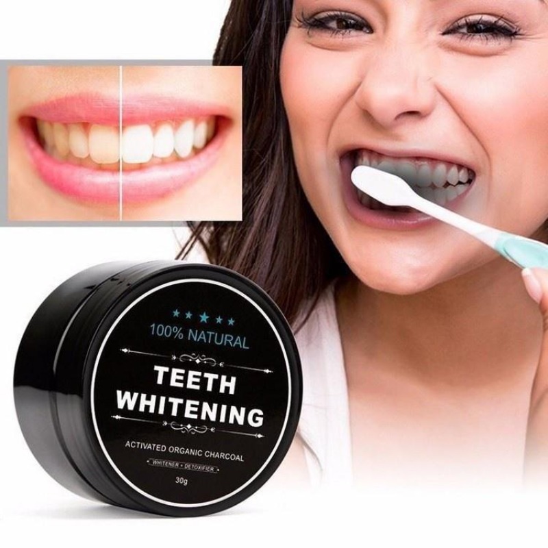1 Box Activated Charcoal Teeth - Teeth Whitening Zimba ulasan dan harga