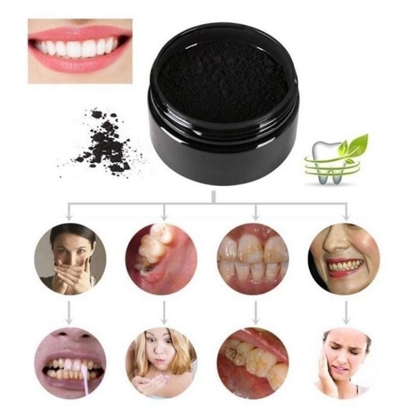 1 Box Activated Charcoal Teeth - Teeth Whitening Zimba ulasan dan harga