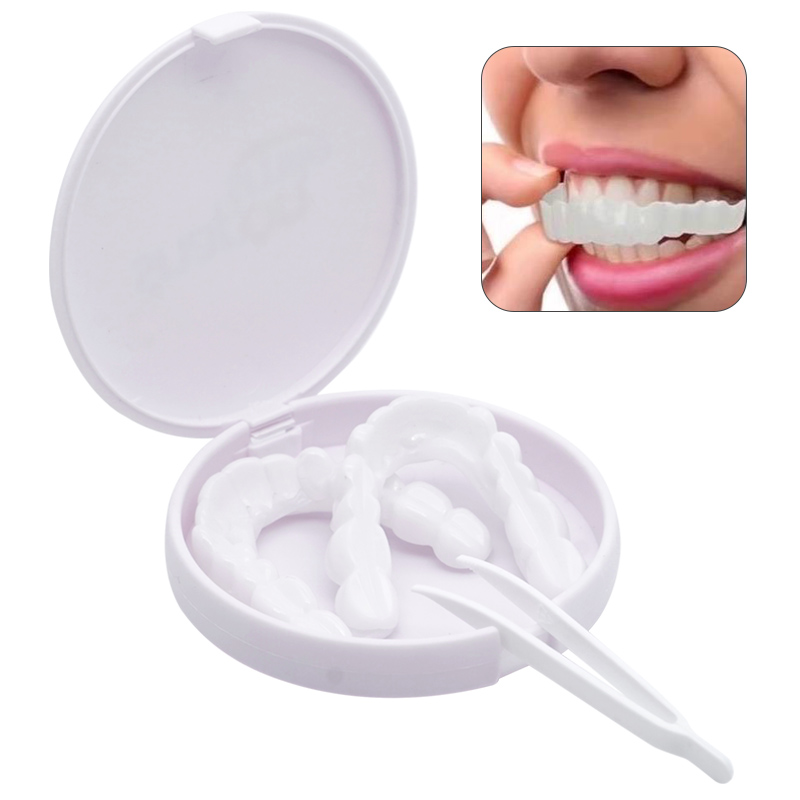 Denture Fake Teeth Kit Whiteni - Teeth Whitening With Braces ulasan dan harga