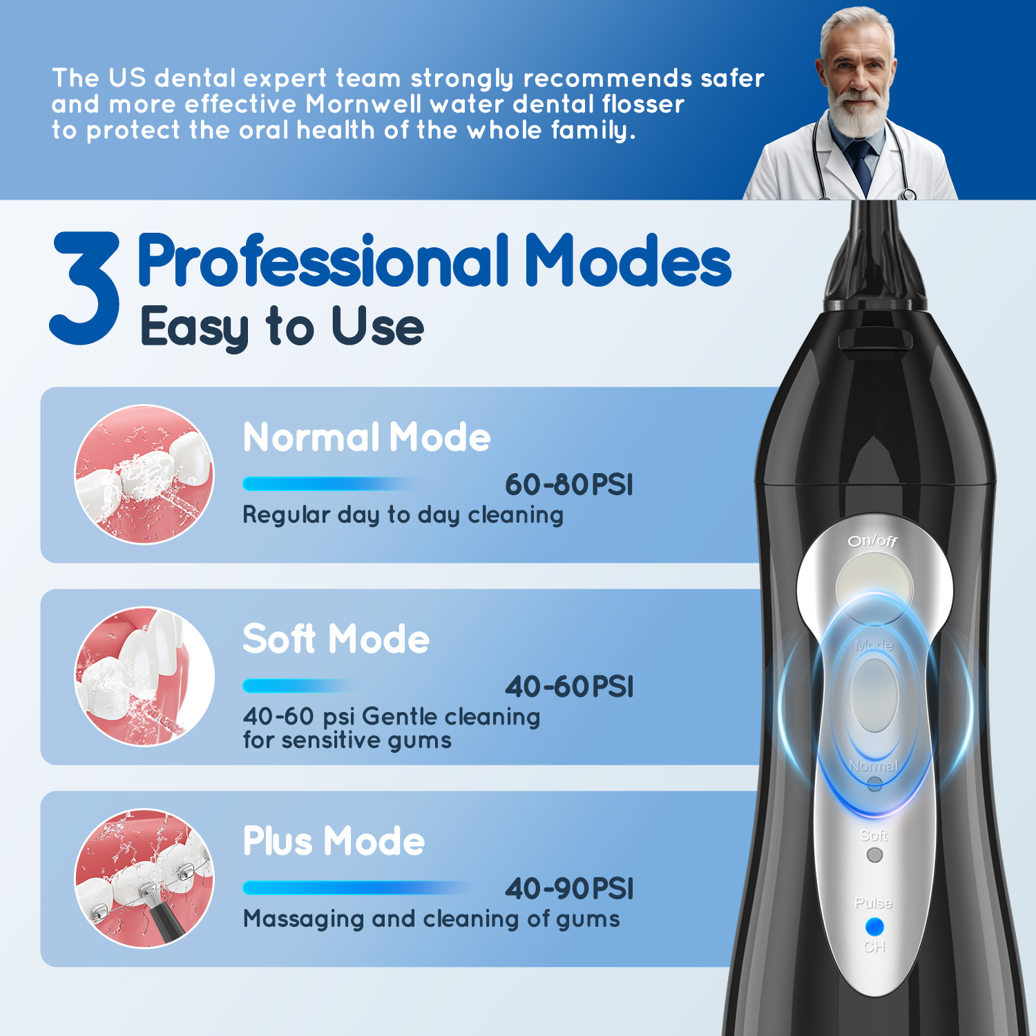 Portable Water Flosser Teethfo - Teeth Whitening With Braces ulasan dan harga