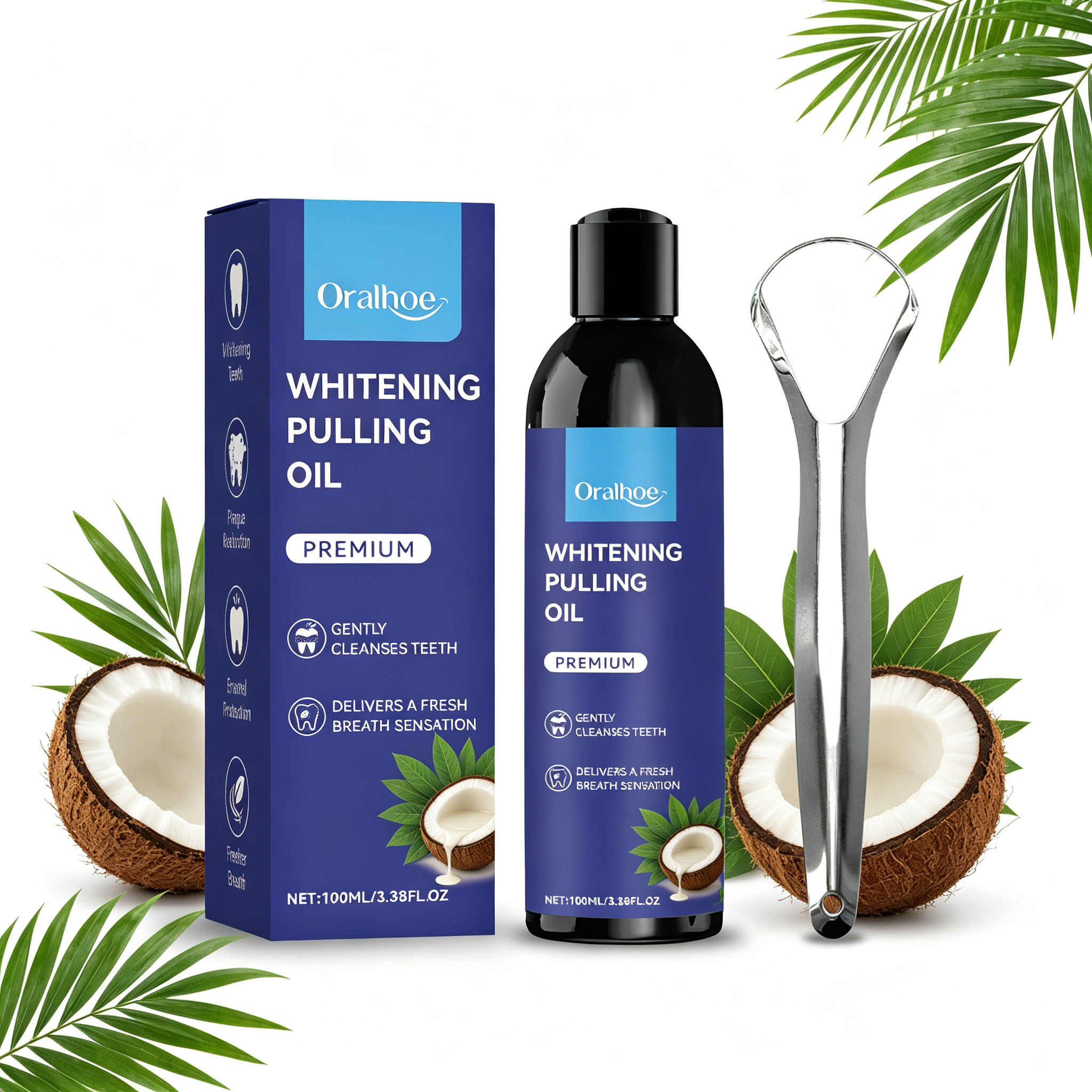 Coconut Minty Oil Pulling Mout - Coconut Oil Pull ulasan dan harga