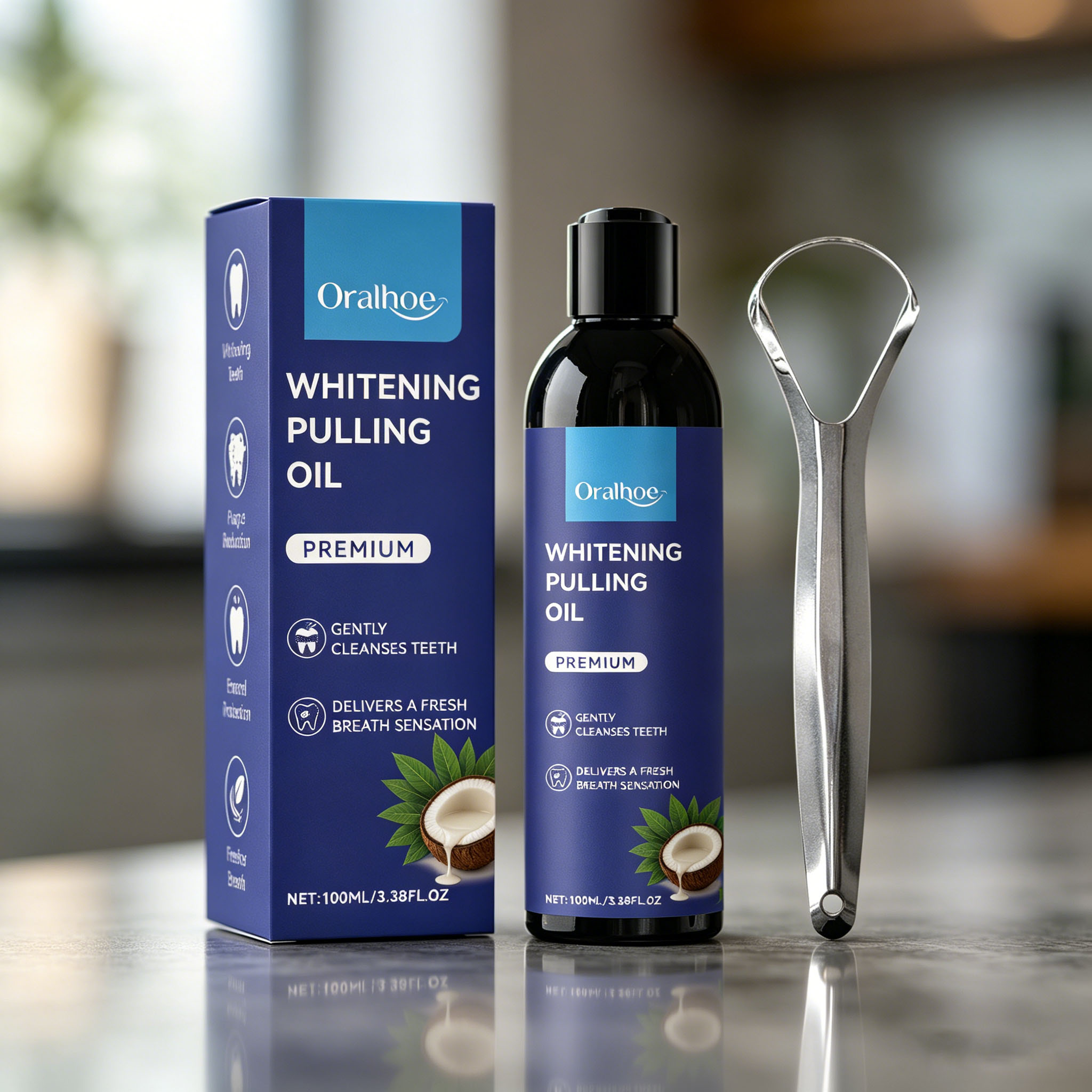 Coconut Minty Oil Pulling Mout - Coconut Oil Pull ulasan dan harga