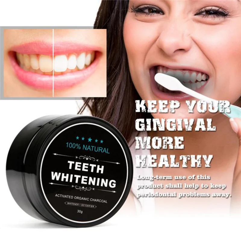 Food Grade Teeth Powder Charco - Whitening Powder Activated ulasan dan harga