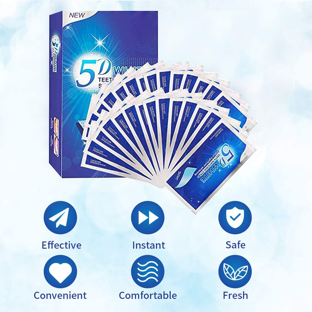 5D White Teeth Whitening Strip - Teeth Whitening Ulta ulasan dan harga