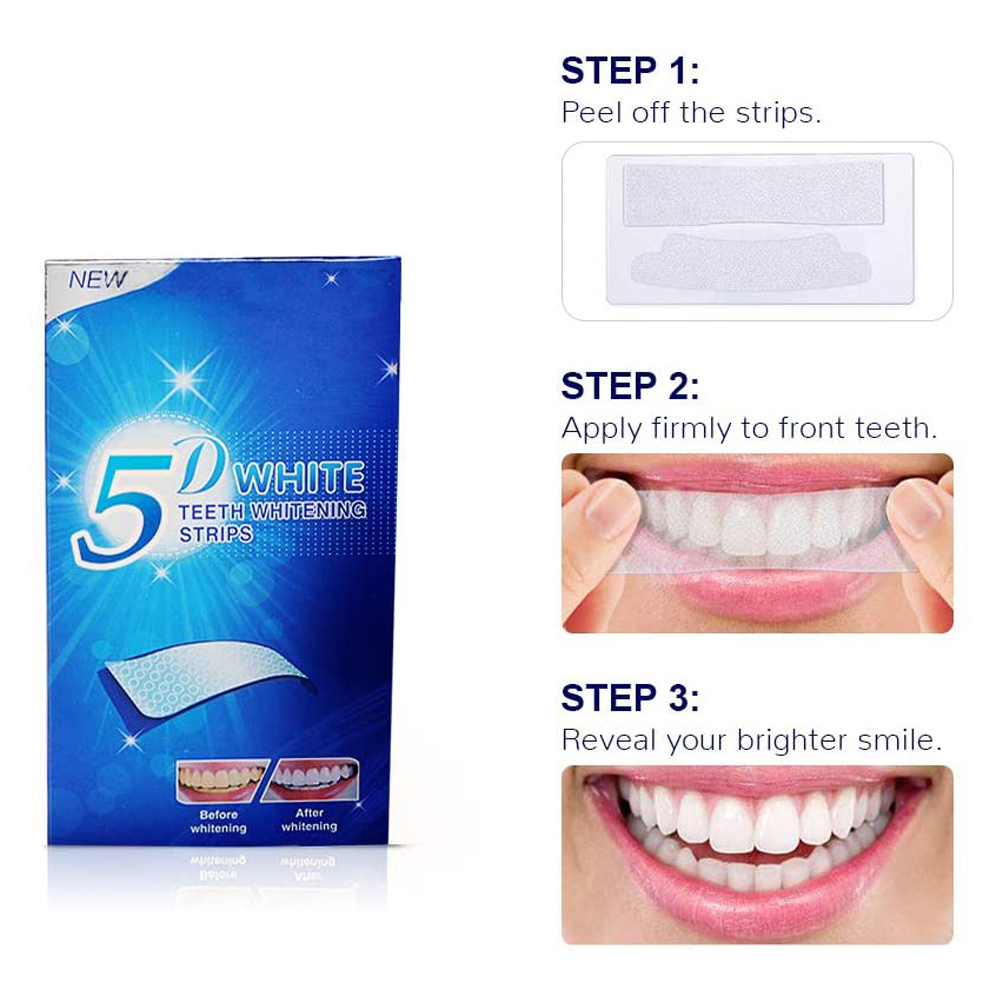 5D White Teeth Whitening Strip - Teeth Whitening Ulta ulasan dan harga
