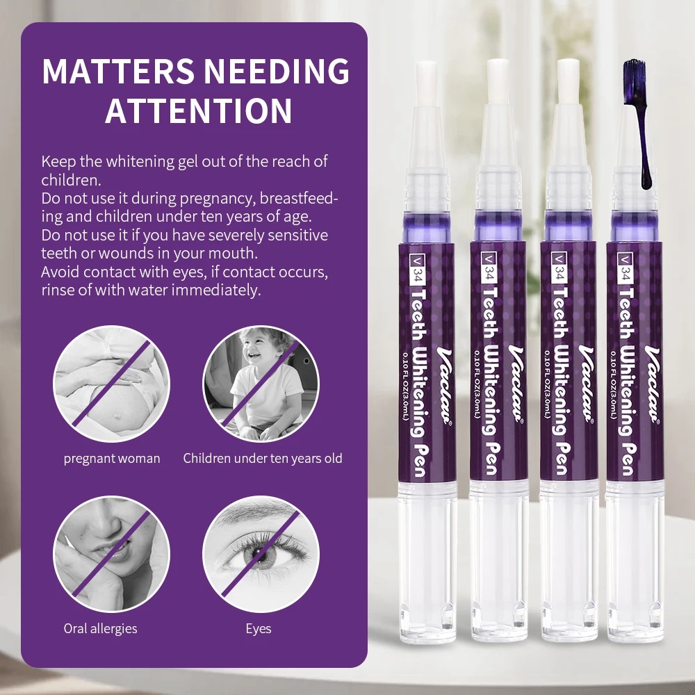 Vaclav V34 Purple teeth whiten - Teeth Whitening Ulta ulasan dan harga