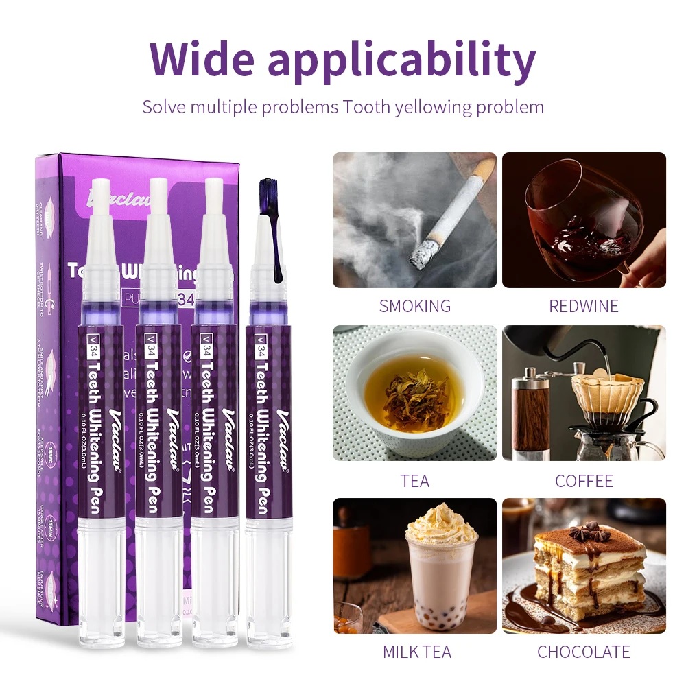 Vaclav V34 Purple teeth whiten - Teeth Whitening Ulta ulasan dan harga