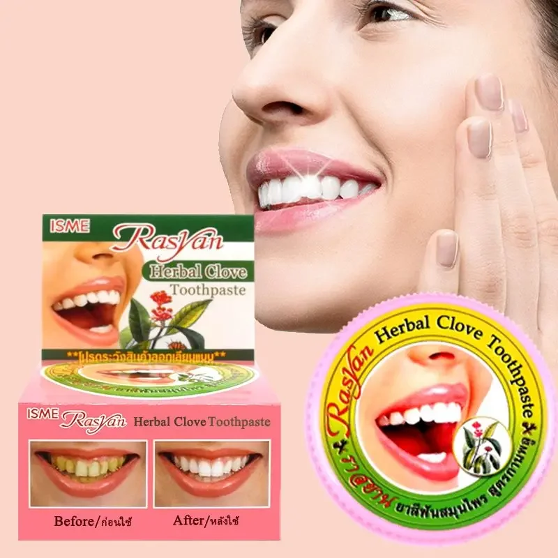 Thai Clove/coconut Tooth Powde - Teeth Whitening Zimba ulasan dan harga